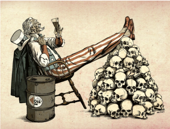 USA Un brindis final - por Mr. Fish