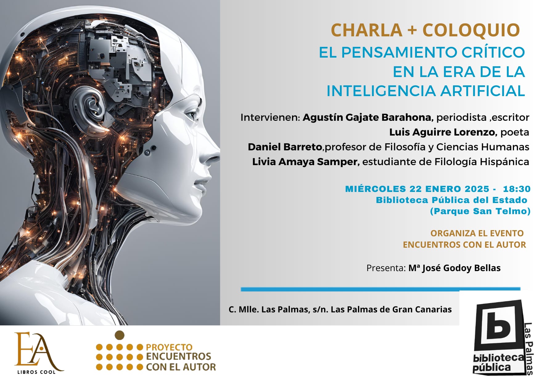 Cartel coloquio inteligencia artificial