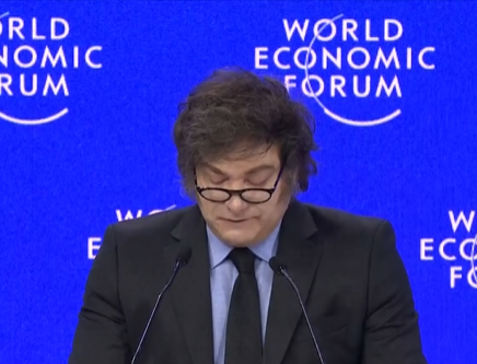 MILEI EN DAVOS