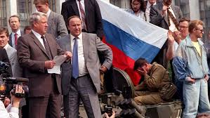 YELTSIN DINAMITANDO LA URSS