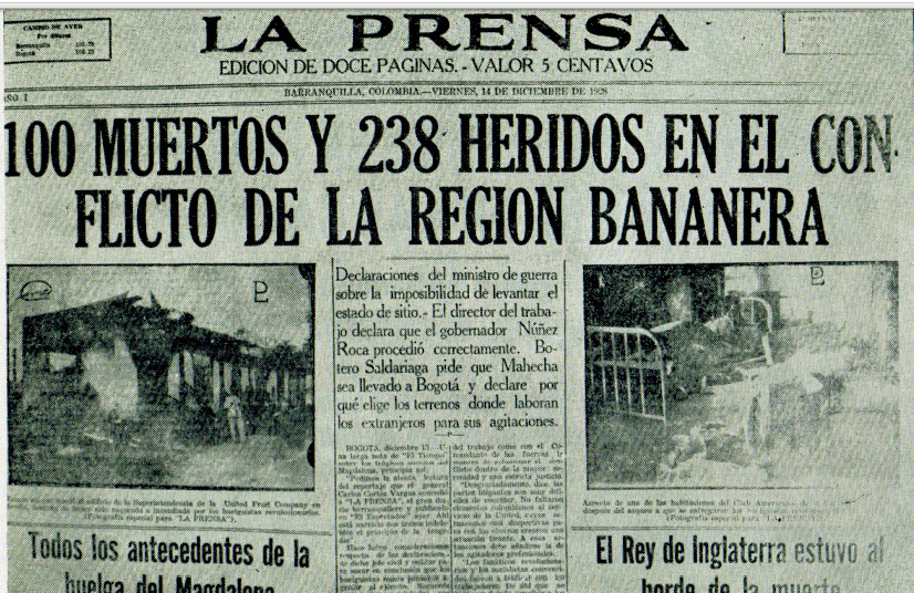 COLOMBIA MASACRE BANANERA