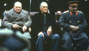CHURCHILL, ROOSEVELT, STALIN, YALTA 1945
