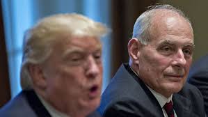 JOHN KELLY CON TRUMP CUANDO ERA SU JEFE DEL GABINETE