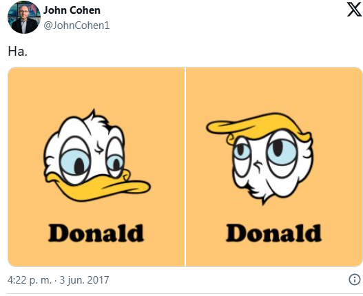 TRUMP DONALD DUCK