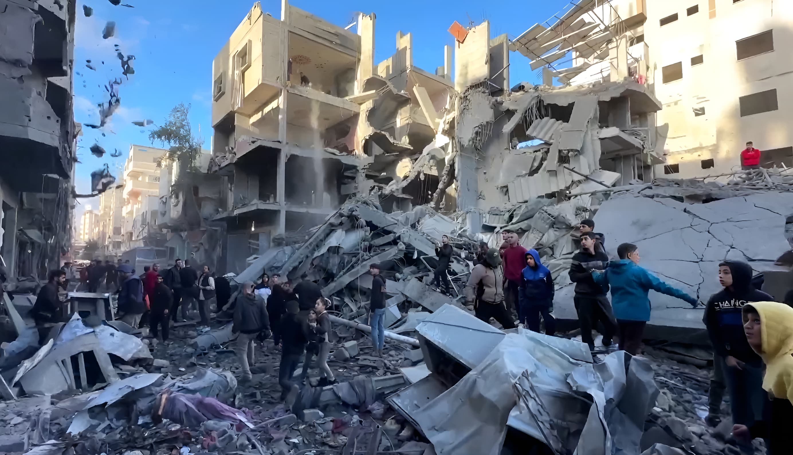 Gaza y el pueblo palestino exigen una paz permanente para emprender la reconstrucción como 3era fase el Acuerdo de Paz. Fotos Públicas