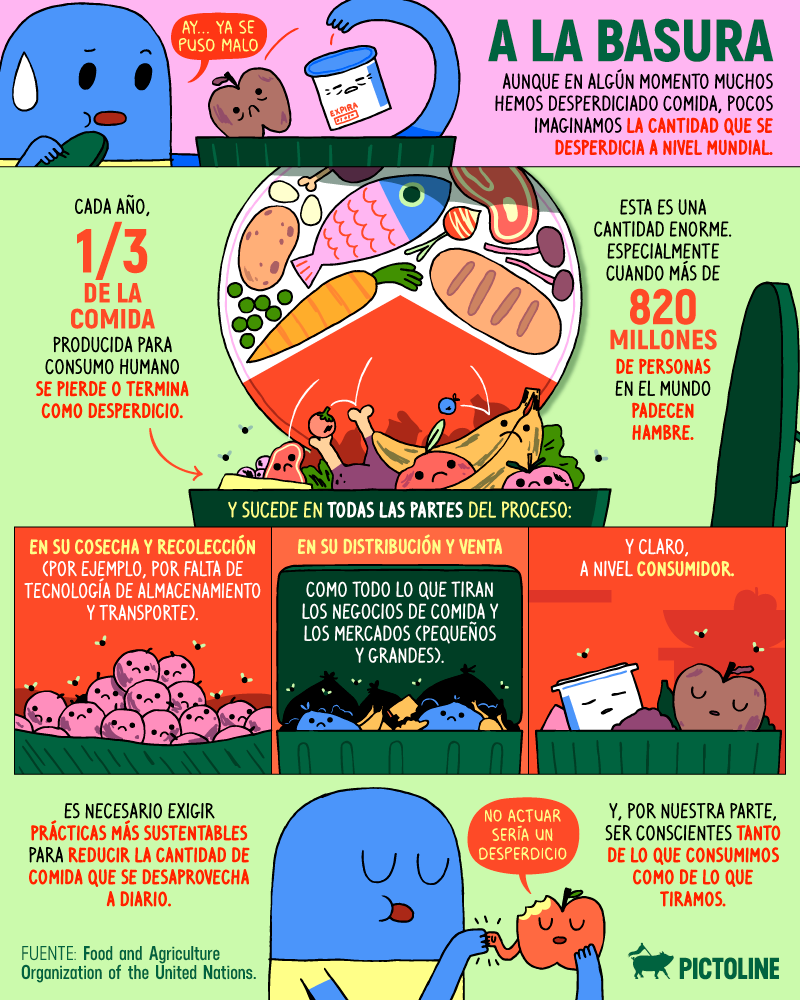 COMIDA BOTADA