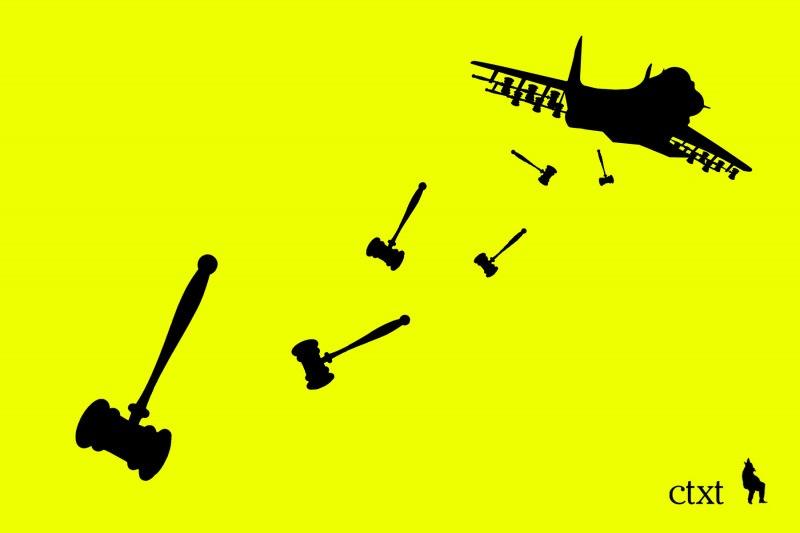 Ofensiva judicial. / La boca del logo CTXT