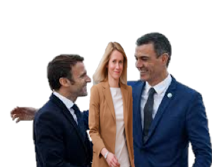 MACRÓN Y SÁNCHEZ AMAN A LA BELICOSA KALLAS