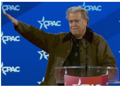 STEVE BANON, SALUDO NAZI