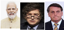 MODI MILEI BOLSONARO