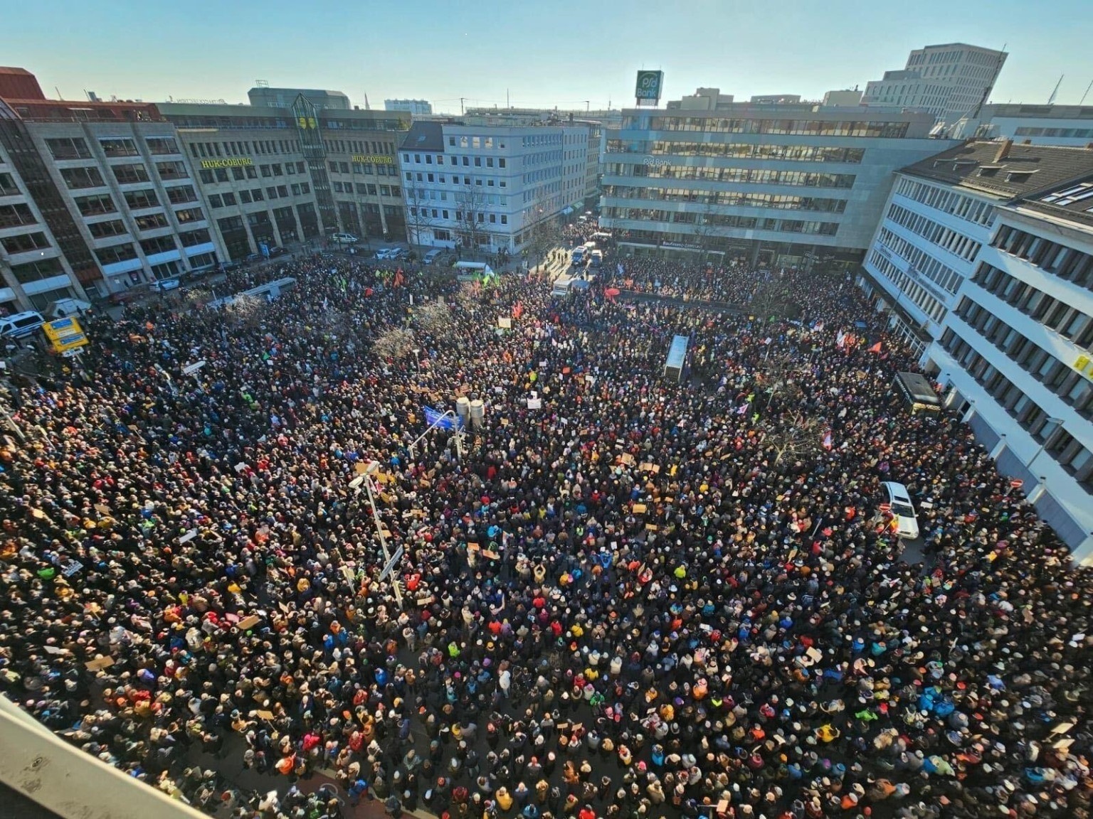 Manifestación contra la derecha en Nurember el 20 de enero 2024 Foto Correctiv