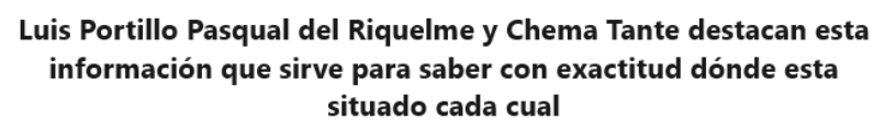 LUIS PORTILLO CHEMA TANTE