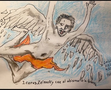 Zelensky cayendo al abismo