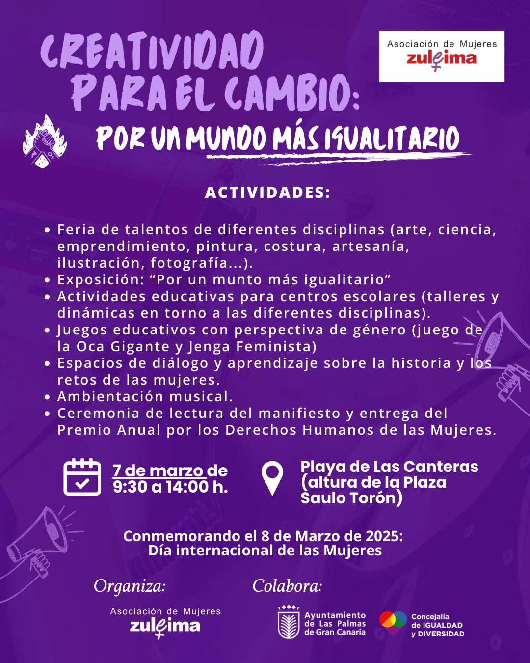 Conmemorando el 8 de Marzo Día internacional de las Mujeres