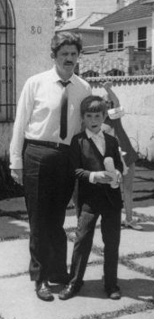 RUBENS PAIVA CON SU HIJO MARCELO, 1969