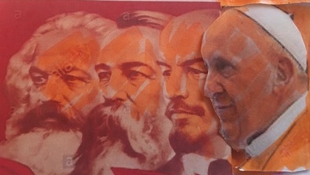Marx Engels Lenin Francisco montaje fotográfico de Emilio Díaz