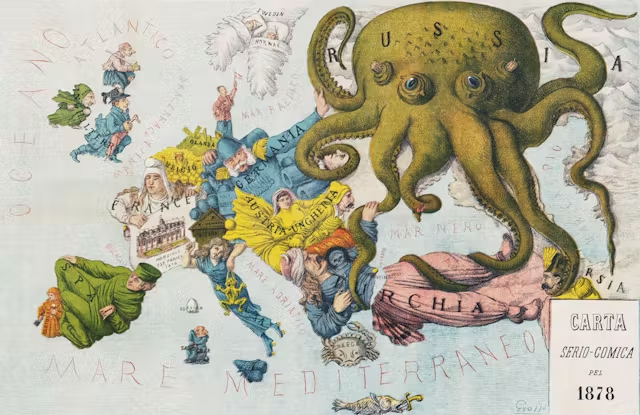 RUSOFOBIA EL PULPO RUSO AUGUSTO GROSSI 1878 - The Public Domain Review