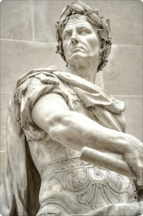 ESTATUA DE JULIO CESAR NICOLAS COUSTOU, 1696 EL LOUVRE
