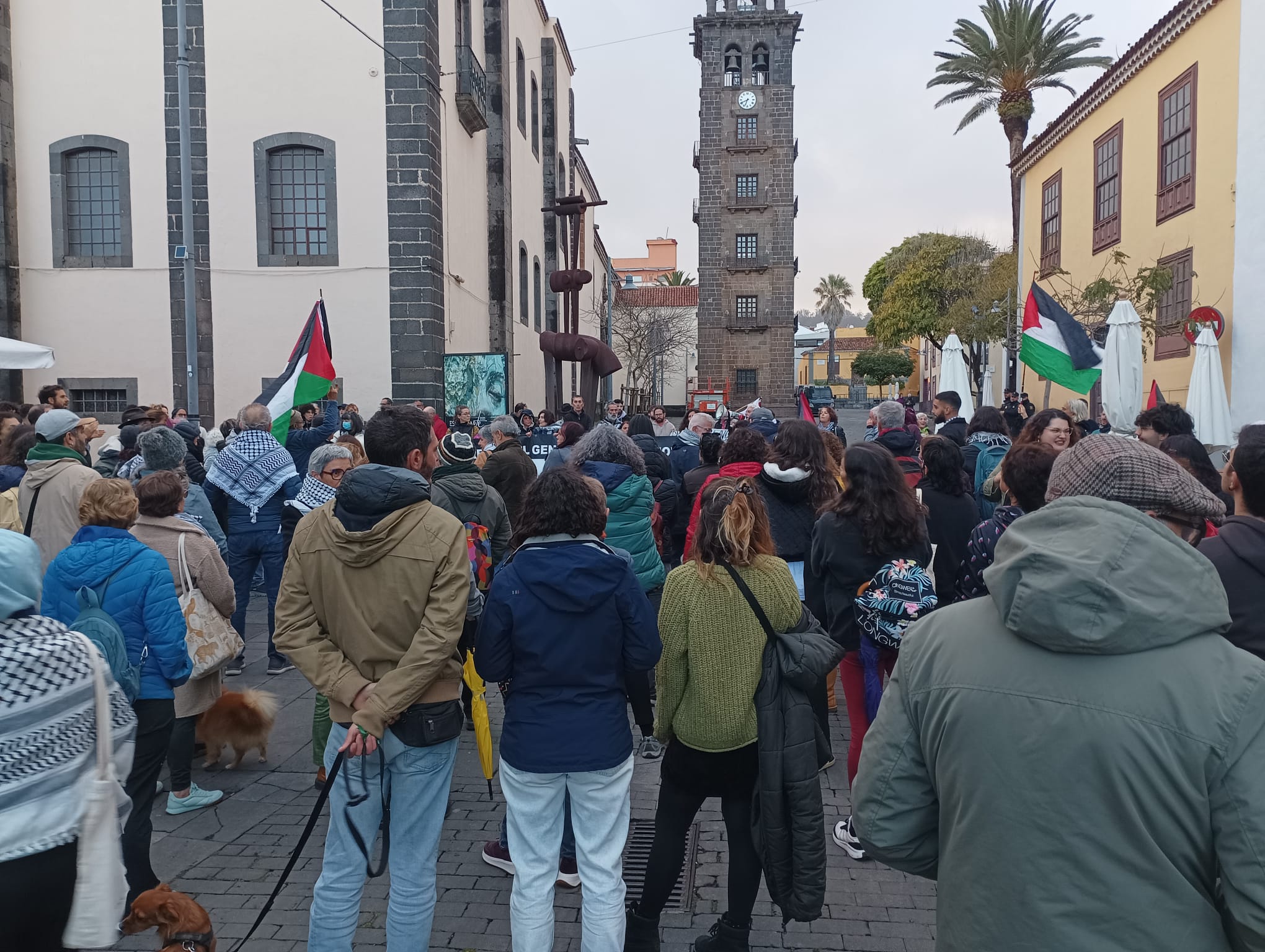 TENERIFE CON PALESTINA MARZO 2025 LA LAGUNA