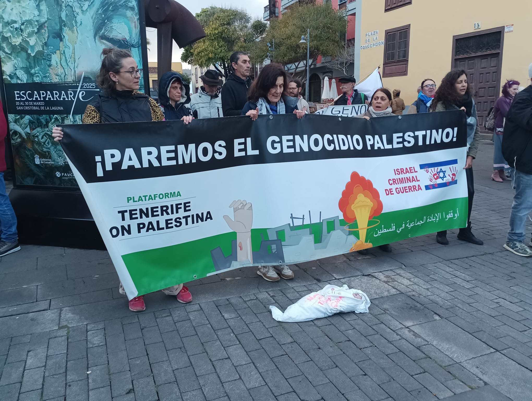 TENERIFE CON PALESTINA MARZO 2025 LA LAGUNA
