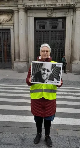 CLAUDE MANGIN, EN LOS LUNES ANTE EXTERIORES POR LOS PRESOS POLÍTICOS SAHARAUIS