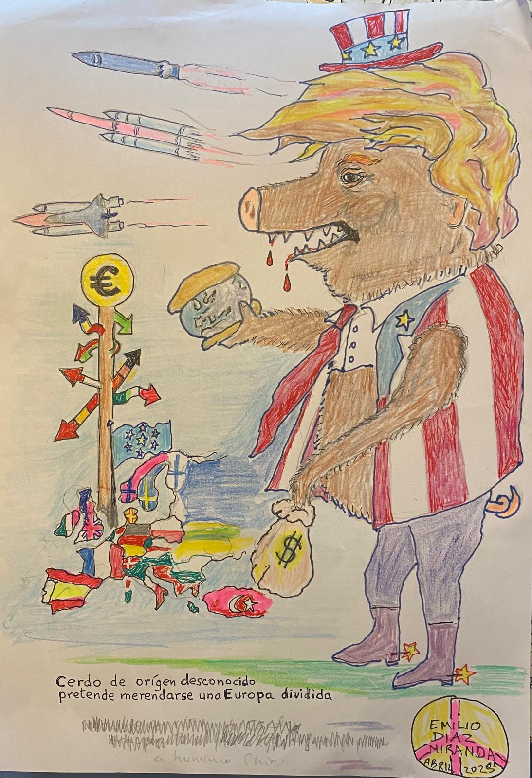 Cerdo Trump de origen desconocido