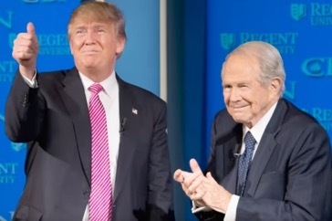 Trump con Pal Robertson