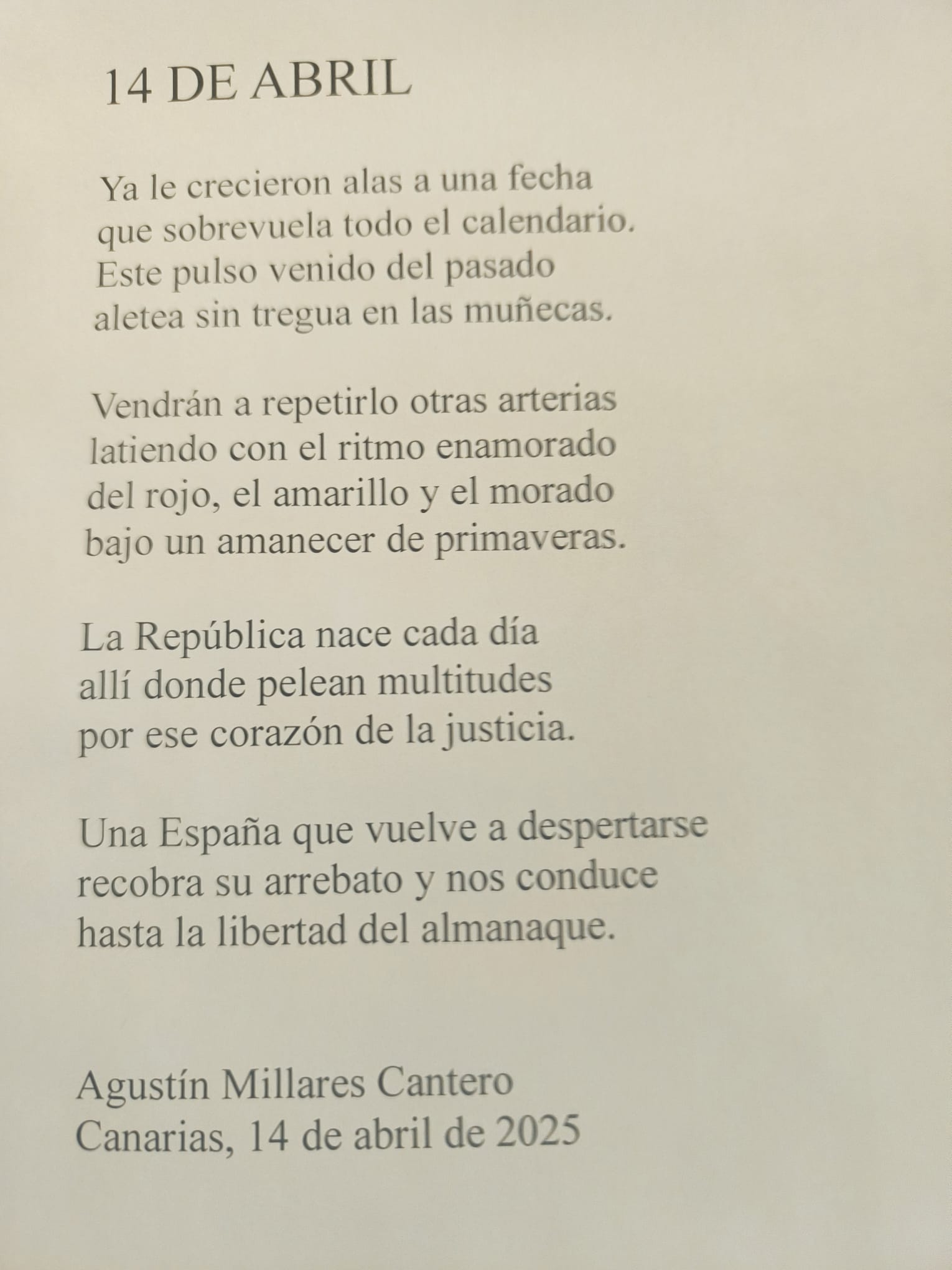 AGUSTÍN MILLARES CANTERO
