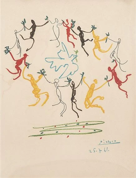 LA RONDA DE LA AMISTAD PICASSO 1961