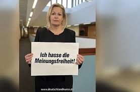 NANCY FAESER MEME DE DAVID BENDELS, DEL DIGITAL DE DERECHA "DEUTSCHLAND-KURIER", CONDENADO A UN MES DE PRISIÓN