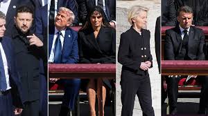 ZELENSKY TRUMP. VON DER LEYEN MACRON, EN EL FUNERAL, PARA SEGUIR HABLANDO DE SUS PLANES DE GUERRA
