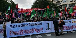 MANIFESTACIÓN UN 1º DE MAYO BARCELONA