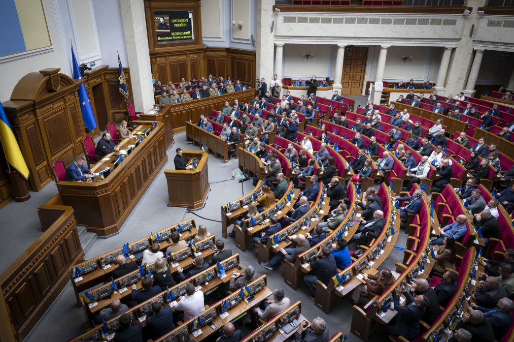 Zelenski presenta en octubre su Plan de la Victoria ante el legislativo. Foto, presidencia de UCRANIA