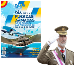 FELIPE BORBÓN PRESIDIRÁ EL DÍA DE LAS FUERZAS ARMADAS ESPAÑOLAS EN CANARIAS