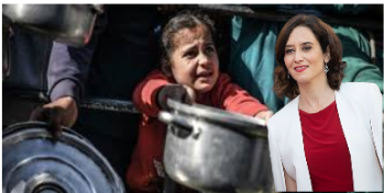 ISABEL DÍAZ AYUSO JUSTIFICA LA HAMBRUNA Y EL GENOCIDIO EN GAZA