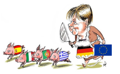 LOS PIGS DEL SUR DE EUROPA, ACOSADOS POR EL NORTE
