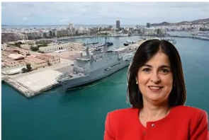 CAROLINA DARIAS Y LA BASE NAVAL