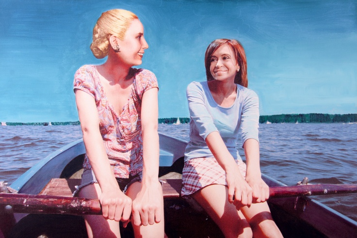 EVA PERÓN Y CRISTINA KIRCHNER POR MARINA OLMI