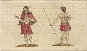 PAREJA ABORIGEN GOMERA, según Leonardo Torriani (1588)