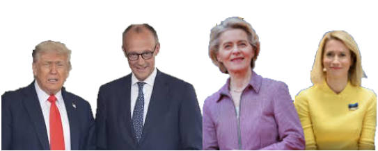 EL CUARTETO DE LA MUERTE TRUMP MERZ DER LEYEN KALLAS