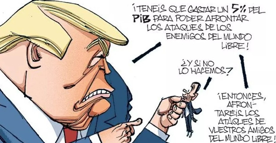 TRUMP Y SUS AMENAZAS MANEL F en EL DIARIO