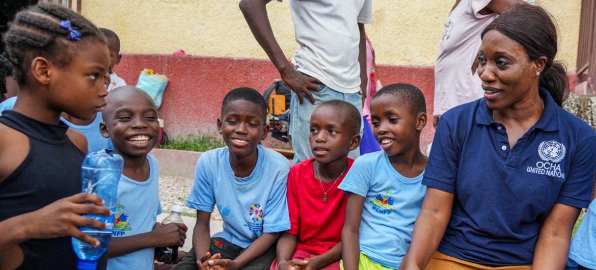 La niñez haitiana sufre el impacto de conflictos ininterrumpidos desde años. Foto ONU