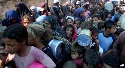 La niñez y las mujeres son las principales víctimas civiles de los conflictos bélicos como sucede en Gaza. Foto OCHA