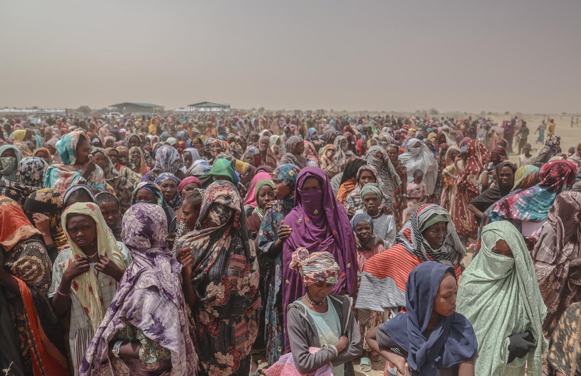 Mujeres victimas de la guerra en Dafur, Africa. Foto ACNUR
