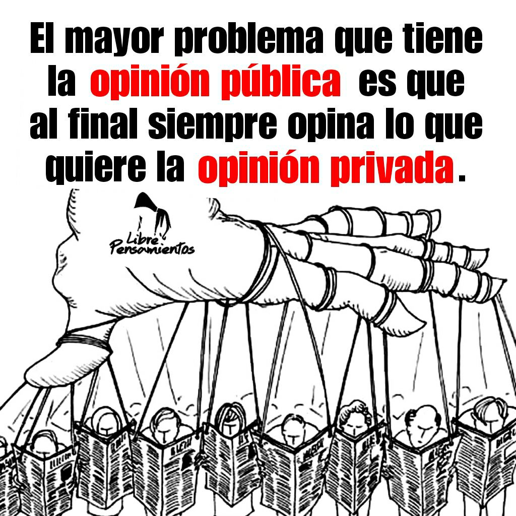 OPINIÓN PÚBLICA PRIVADA