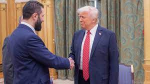 AHMED AL-CHARAA (ABU MOHAMMED AL-JAWLANI) CON TRUMP