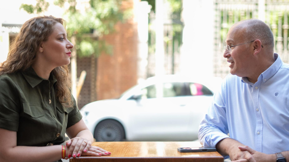 Ester Muñoz y Miguel Tellado.Partido Popular
