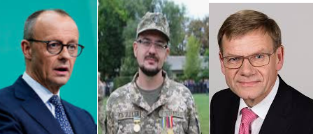 El Führer y su séquito: Friedrich Merz - Oleksandr Alforow - Johann Wadephul