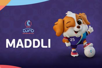La mascota de la Eurocopa 2025 en Suiza que convoca en julio a más de 600 mil espectadoras y espectadores