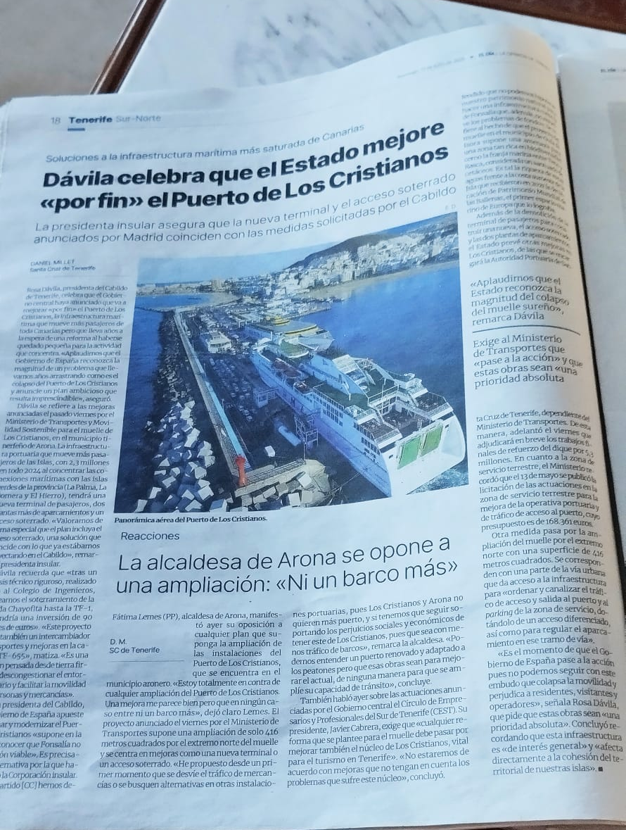 LOS CRISTIANOS EL DÍA